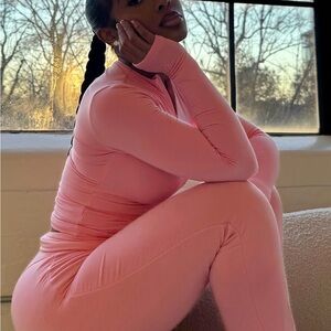 Pink Women's Jumpsuit